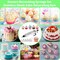 Dessert Decorating Syringe Set, Frosting Piping Kit Stainless Steels Cake Decorating Kit 6 Piping Tips Cupcake Decorating Kit Piping Bags and Tips Set